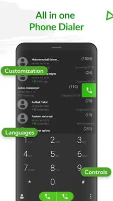 ExDialer - Phone Call Dialer android App screenshot 0